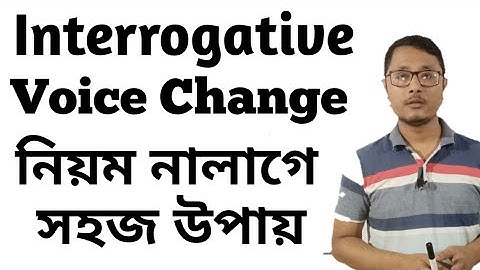 Voice Change Interrogative Sentences/ Active To Passive Voice Of Interrogative Sentences