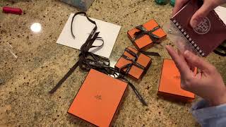 Unboxing Hermès Rivale Mini Bracelet/DIY How to put the Twilly on Mini Evelyn