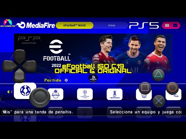 eFootball 2023 PPSSPP V2 Chelito 19  PES 2023 PSP C19 [ISO] New Update  Latest Transfers Graphics 4k 