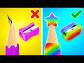 DÉFI DIY ÉPIQUE EN STYLO 3D ! ASTUCES D'ART COOL &amp; PROJETS CRÉATIFS ! Gadgets viraux par 123 GO!