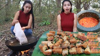 Amazing cooking pork crispy with vegetable stir-fry recipe - Amazing cooking