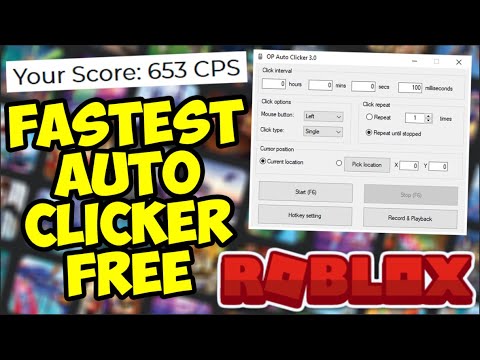 I Used an AUTO CLICKER and Became the FASTEST in the WORLD.. (Roblox) 