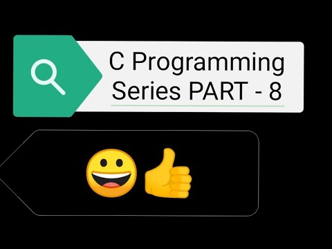 Learn C Programming Language Step By Step part - 8
