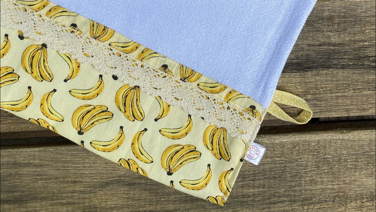 Pano de Prato com Alça Lindo e Fácil / Passo a Passo