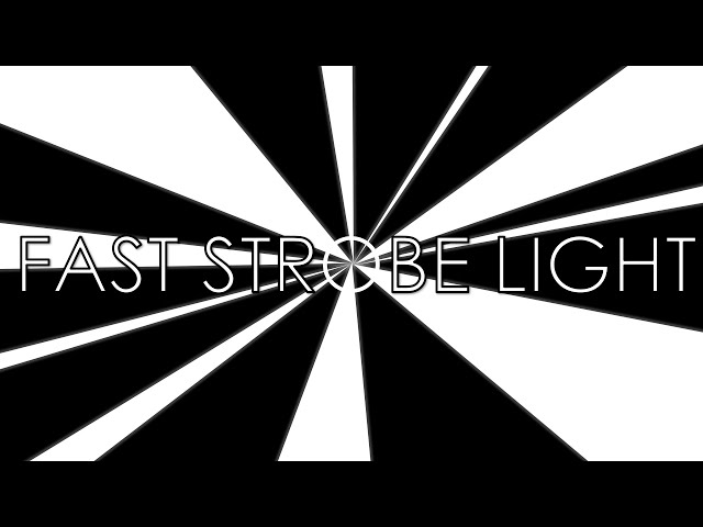 Fast Strobe Light Epilepsy Warning