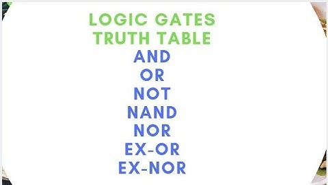 Logic Gates | Truth Table | Discrete Mathematics | Hindi/Urdu | Lecture 4