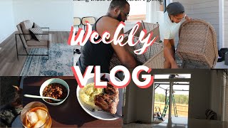 WEEKLY VLOG l NEW FURNITURE l FIRST BBQ l PATIO MAKEOVER PT.1
