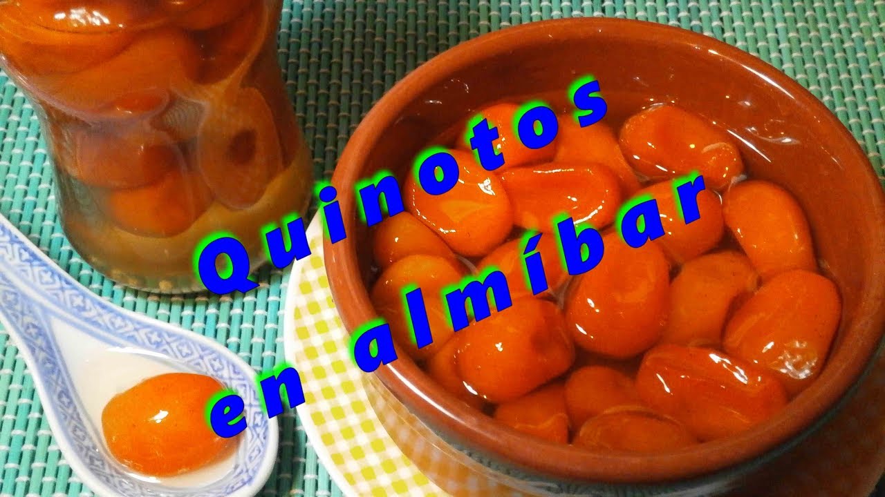 Quinotos en almíbar