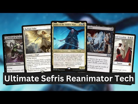 sefris of the hidden ways mtg commander deck Magic: Gathering Adventures in The Forgotten Realms  Dungeons Death (White-Blue-Black) This ability triggers only once each turn SEFRIS OF THE HIDDEN WAYS