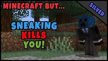 Minecraft But... Sneaking Kills You! -- Minecraft Datapack