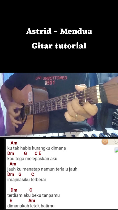 Mendua || gitar tutorial #astrid #mendua #gitartutorial #gitar #fyp