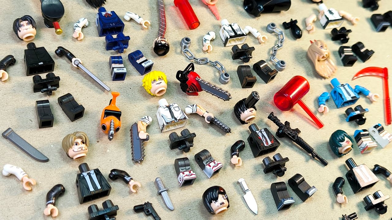 lego chainsawman | minifigures lego unofficial 