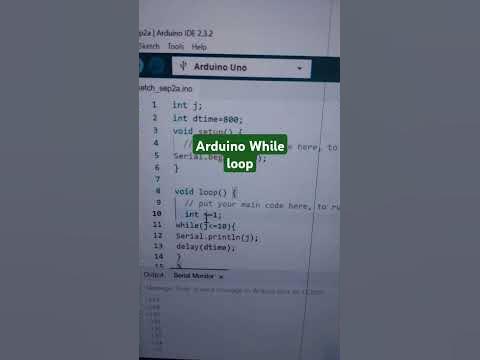 Arduino While loop live - YouTube