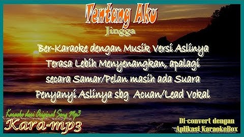 Tentang Aku, Jingga, Kara-mp3 (Karaoke dari Mp3)
