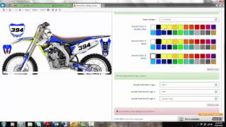 Suzuki RM / RMZ Graphics and DeCals T-3 Kit