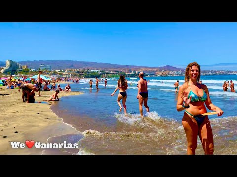 Gran Canaria Playa del Ingles Boardwalk + Beach | We❤️Canarias
