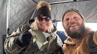 Harvesting unlimited crappie from a pond (didn’t make a dent)