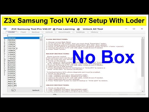 Z3X Samsung Tool V40.07 Setup With Loder | Free Learning | The Real Story Behind Z3X Samsung Tool