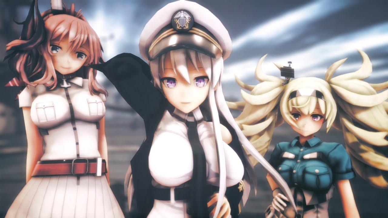 Mmd サラトガ エンタープライズ ガンビア ベイ Higher Ia アズレン 艦これ Kancolle Azurlane 4k60uhd Youtube