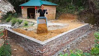 FULL VIDEO: The process of getting materials and building a wooden house with the support of Mr.Kong
