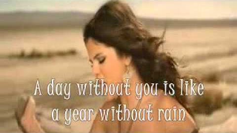 Selena Gomez & The Scene - A Year Without Rain [Official Music Video] with On-screen lyric