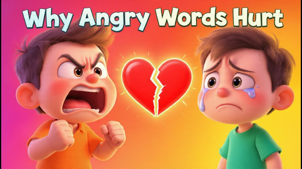 Why Angry Words Hurt | Powerful Kids Story About Controlling Anger