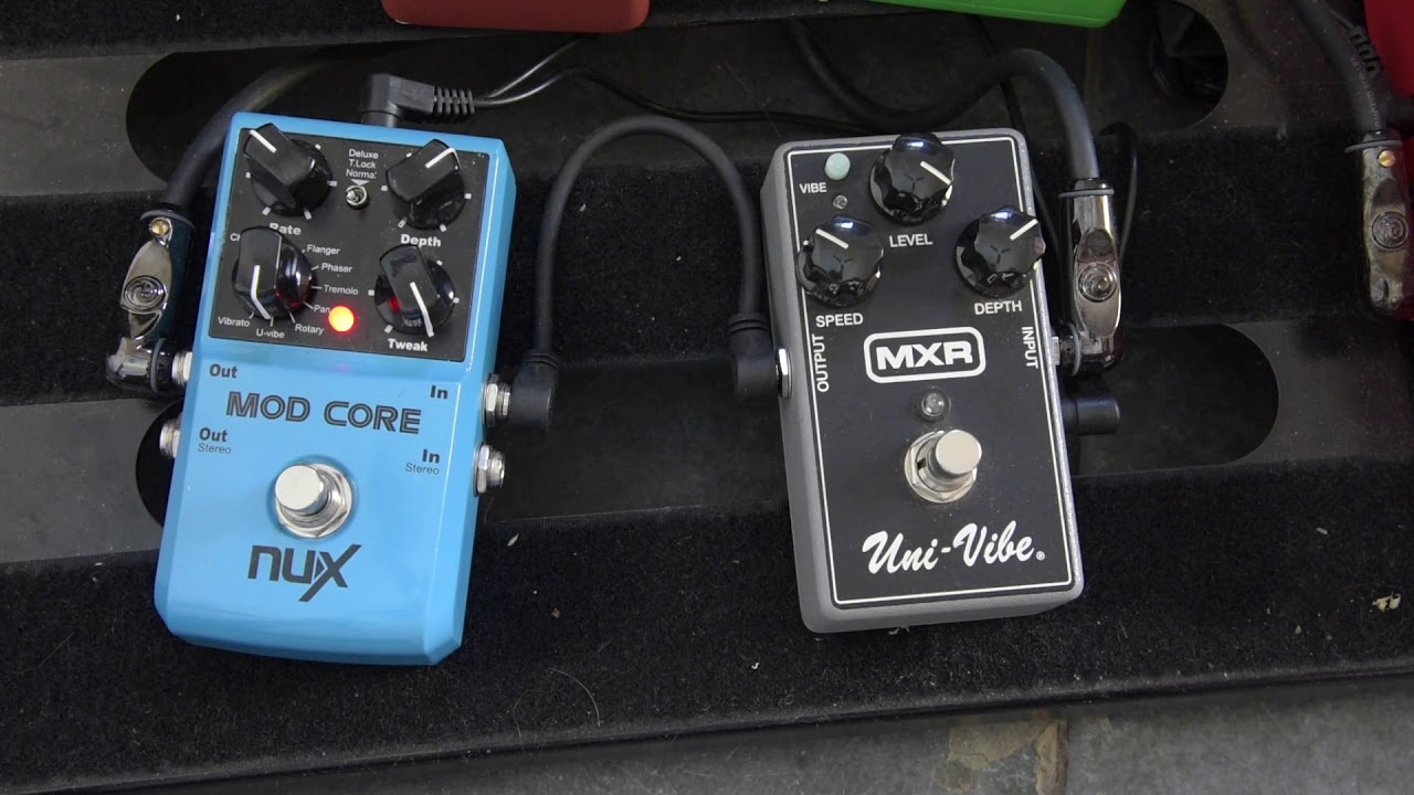 NUX MOD CORE vs MXR Uni-Vibe