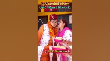 🇮🇳IAS Anshul Bhatt UPSC Motivation Police (CSE) 🎯🚨📚 #ias #upscwala #motivation #viral.🔥