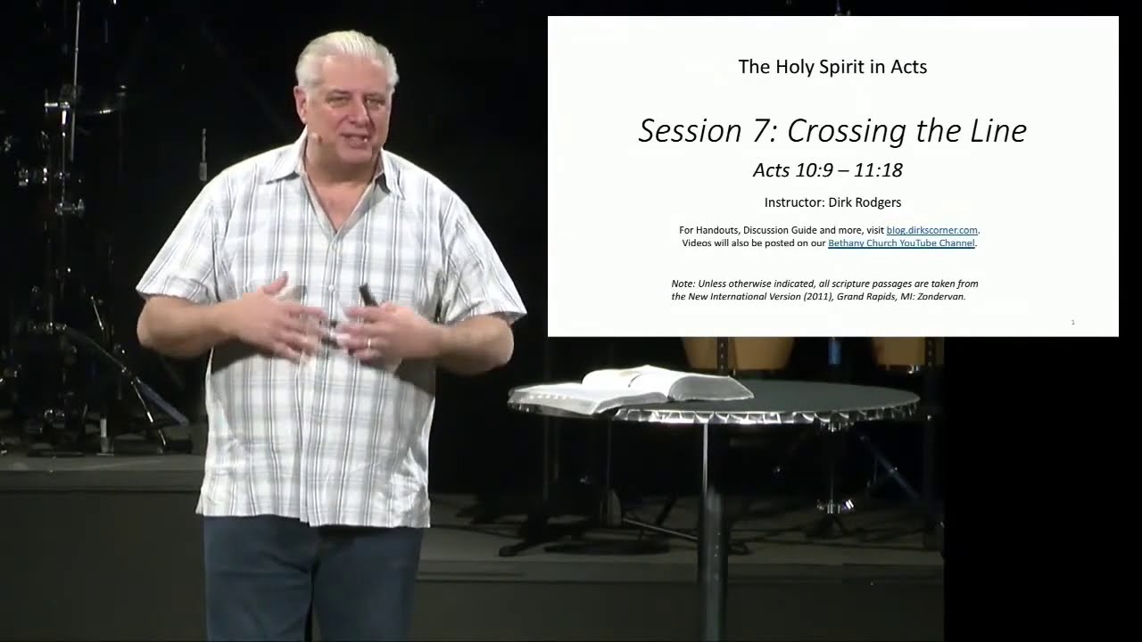 The Holy Spirit in Acts - Part 1 - Session 7 - YouTube