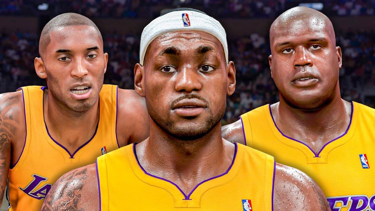 What if LeBron Was Drafted by the Lakers with Kobe & Shaq?