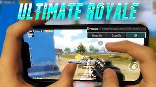 No Gyro Iphone Player 1Vs4 Clutches In Ultimate Royale Handcam Pubg Mobile