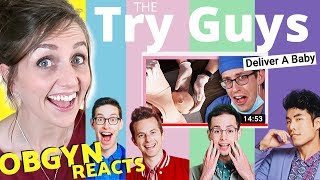 ObGyn Reacts: Try Guys DELIVER A BABY?!