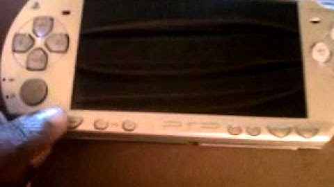 How to fix black screen on my psp when green light is on but blank screen