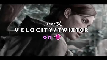 Smooth Velocity/Twixtor on Video Star!