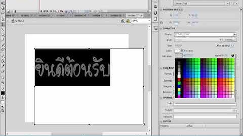 4 3 การใช้งาน Action script เบื้องต้น flash