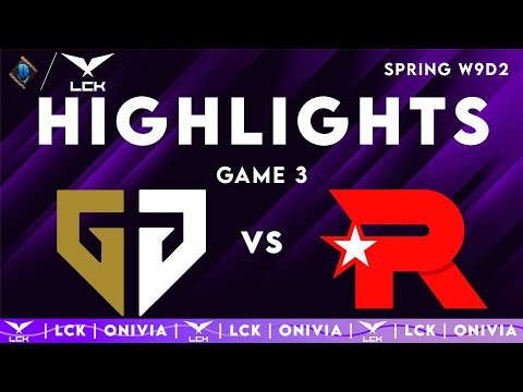 GEN vs KT Game 3 Highlights | LCK 2025 Highlights | Gen.G vs KT Rolster by Onivia