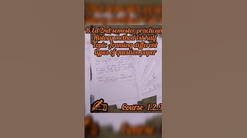 B.Ed 2nd semester practicum history method 1.2.9🗞️/topic-framing different types of questions paper📜