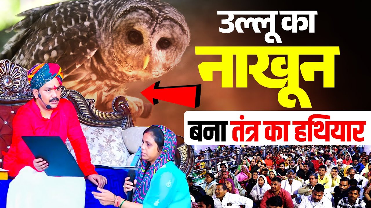 उल्लू के नाखून से किया गया था तंत्र पण्डोखर सरकार ने खोला रहस्य✍️