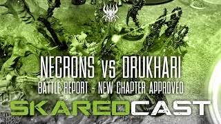 40k Battle Report *NEW Chapter Approved*  Necrons vs Drukhari 8th