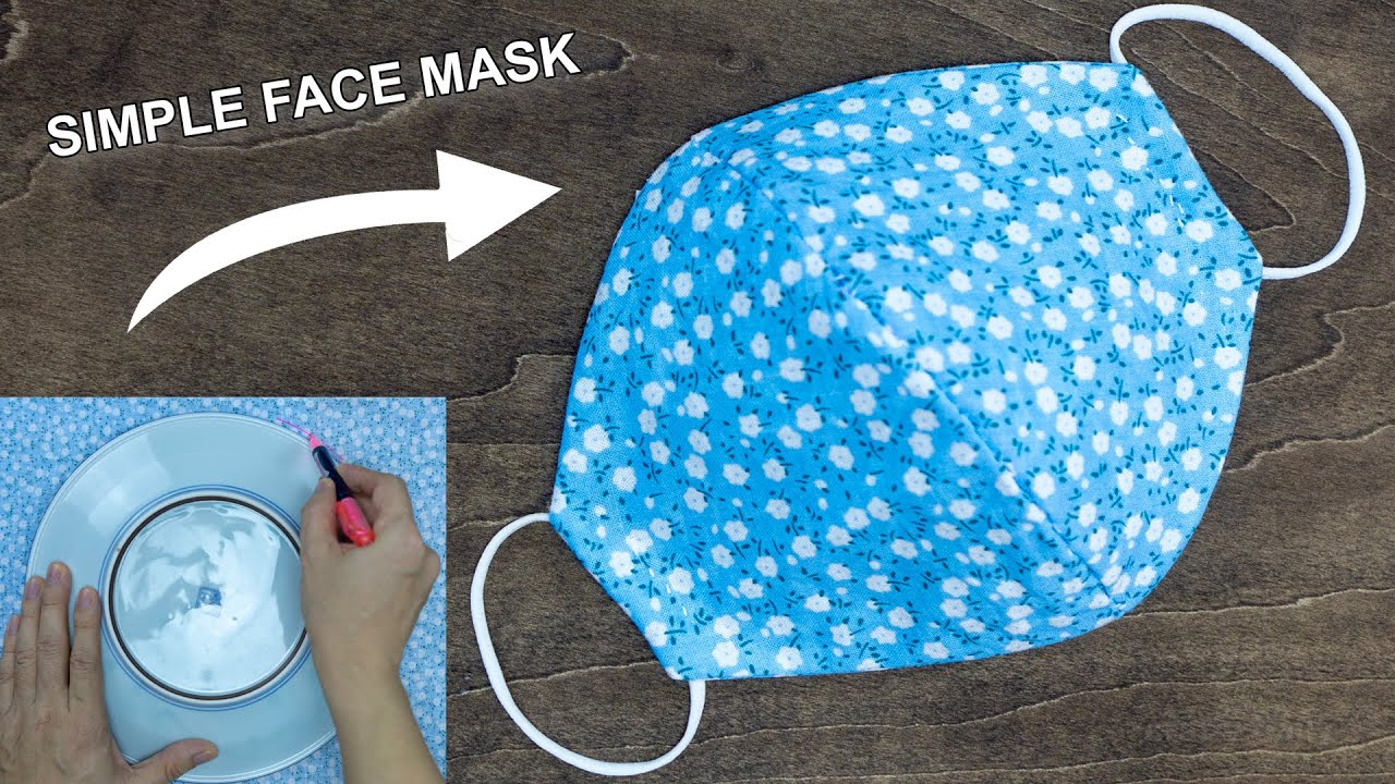 Galaxy Afhængig Mangler Make Fabric Face Mask at home | DIY Face Mask No Sewing Machine | Easy Face  Mask Pattern - YouTube