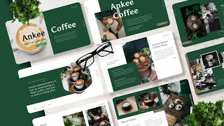 Powerpoint Template: Ankee - Coffee Shop Powerpoint screenshot 4