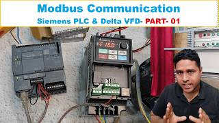 Modbus RS485 Communication: Siemens S7-1200 PLC to Delta VFD