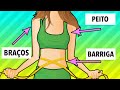 Desafio De 15 Dias Para Barriga, Peito e Braços - Perder Gordura Da Parte Superior Do Corpo Em Casa