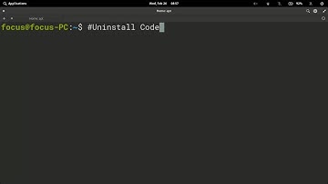 How to Uninstall Code on Ubuntu
