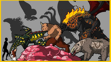 MOVIE MONSTERS | Animated Size Comparison