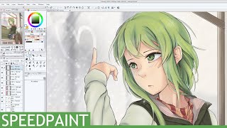 [Speedpaint] Vocaloid Gumi- On the Train
