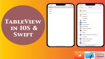 How use TableView in iOS( iOS(Xcode-13 & Swift-5) )?