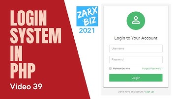 #39 Login system in php source code For Beginners | PHP Tutorial | PHP Guide for beginners