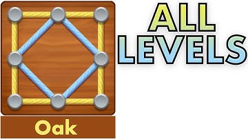 Line Puzzle: String Art | Oak | ALL LEVELS | Walkthrough