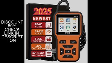 Car OBD2 Scanner Diagnostic Tool Code Reader, Car Voltage Tester Engine Fault Code Scanner, Charging